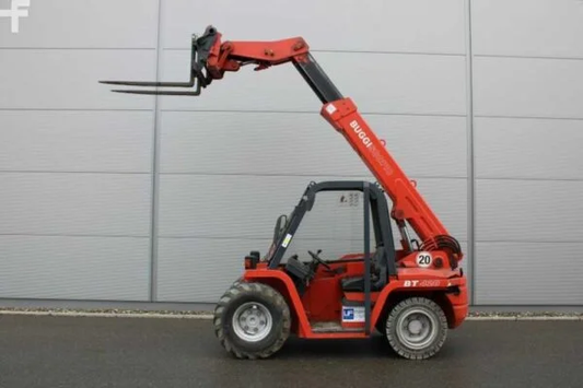 Chariot télescopique compact Manitou BT 420-2E – 2003 – 2 510 h – 2 t