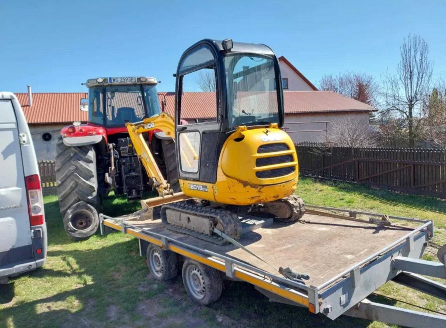 Mini-pelle JCB 8018 CTS – 2006 – 3 950 h – 2,6 t