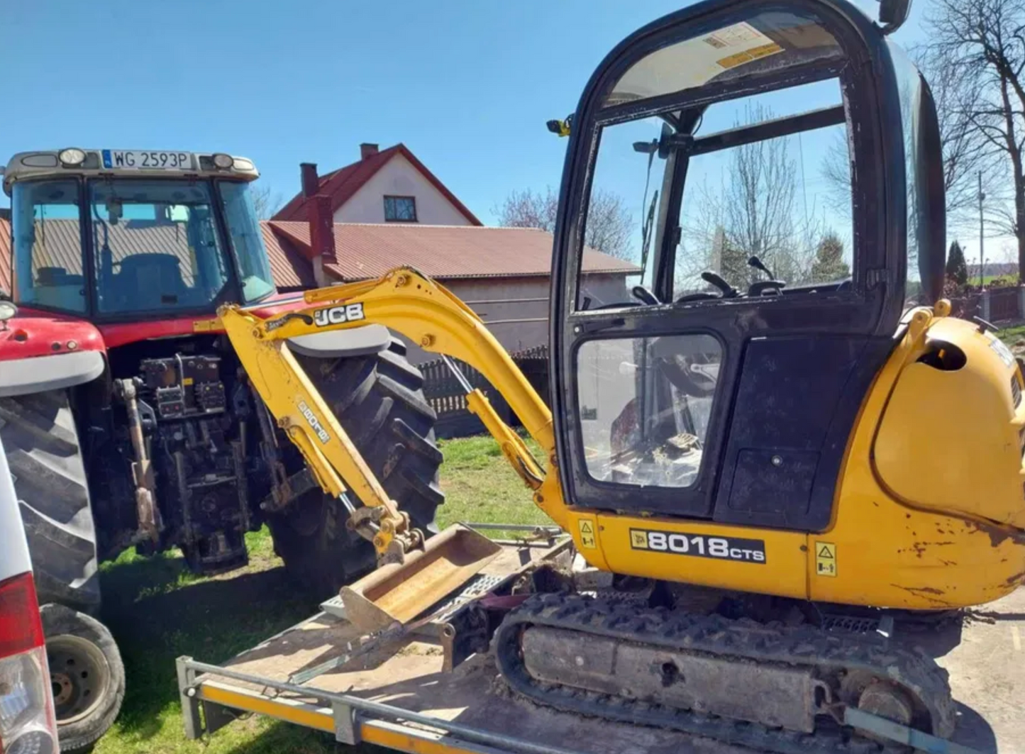 Mini-pelle JCB 8018 CTS – 2006 – 3 950 h – 2,6 t