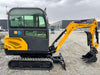 Mini pelle Fodit FT330 2025 2,5t 1h avec remorque et 3 godets.