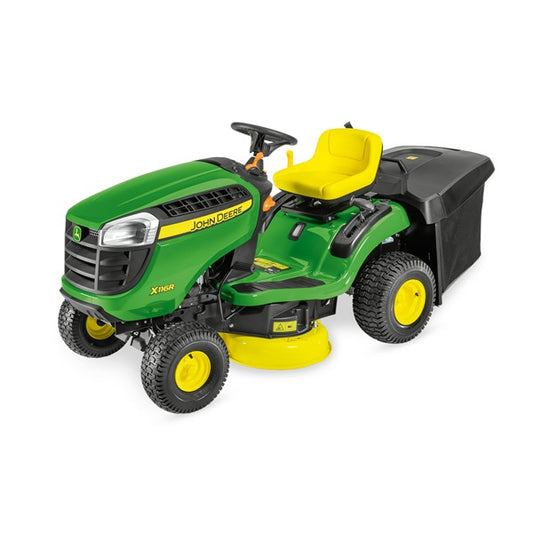 Tracteur de pelouse John Deere X116R – 92 cm – Bac 300 L